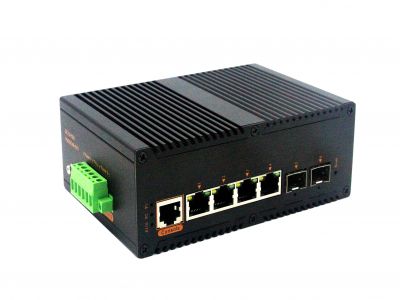 工業級(NT品牌)管理型千兆 2光4電工業級交換機 工業級(NT品牌)管理型千兆 2光4電工業級交換機