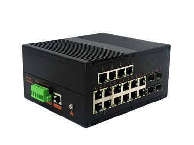 工業級(NT品牌)管理型千兆4光16電工業級交換機 工業級(NT品牌)管理型千兆4光16電工業級交換機