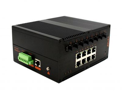 工業級(NT品牌)管理型千兆8光8電工業級交換機 工業級(NT品牌)管理型千兆8光8電工業級交換機