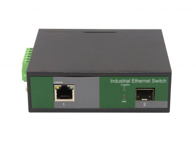 鋼合金工業(yè)級(jí)百兆1光1電SFP交換機(jī) 鋼合金工業(yè)級(jí)百兆1光1電SFP交換機(jī)